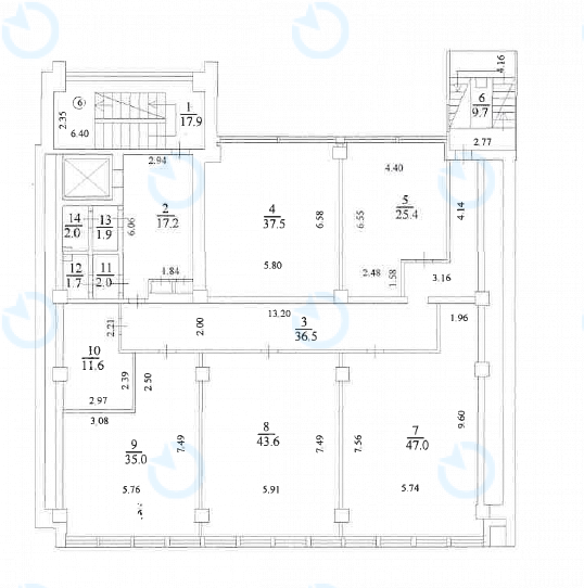 Оренда офісу 287 м.кв 8 поверх Велика Васильківська, 39 - фото 28