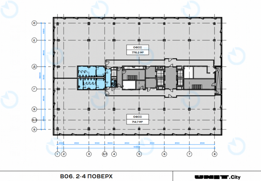 Аренда офиса 1450 м.кв 2-3 этаж UNIT.City - фото 2