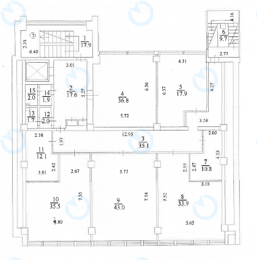 Оренда офісу 287 м.кв 8 поверх Велика Васильківська, 39 - фото 29