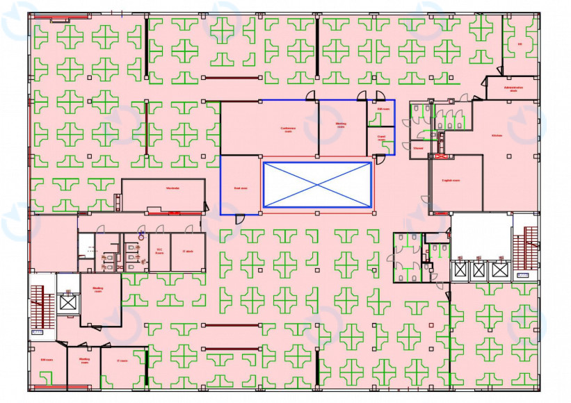 Оренда офісу 1959 м.кв 5 поверх Фаренгейт - фото 9