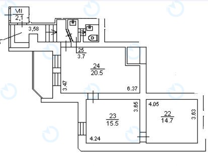 Оренда офісу 67 м.кв 0 поверх Horizon Office Tower - фото 8
