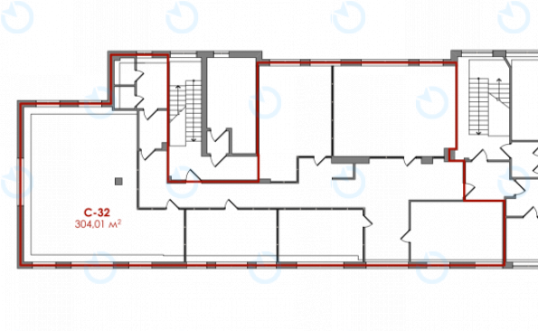 Оренда офісу 304 м.кв 3 поверх Форум Б7