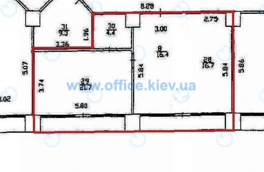 Оренда офісу 78 м.кв 7 поверх Панорама - фото 10