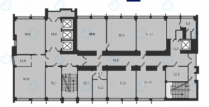 Оренда офісу 200 м.кв 10 поверх Гагаріна, 23 - фото 3