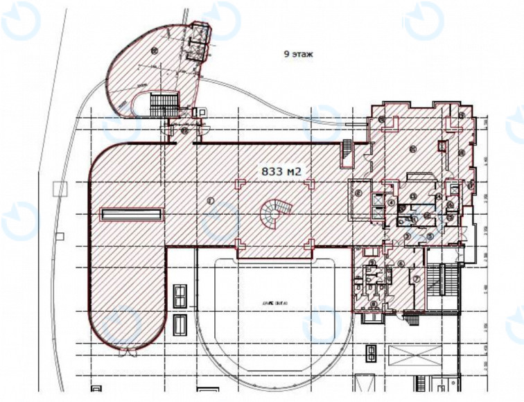 Аренда офиса 1620 м.кв 8,9,10,11 этаж Mandarin Plaza - фото 64