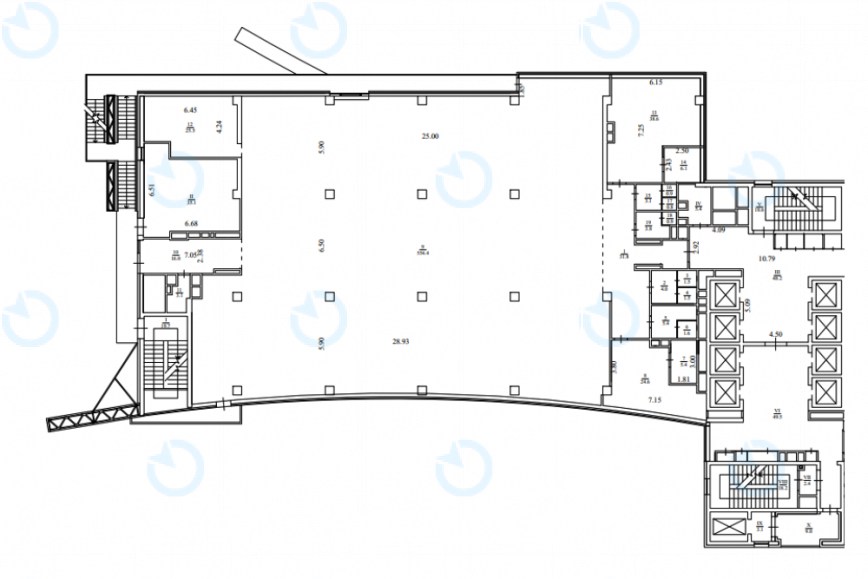 Аренда офиса 737 м.кв 18 этаж ЕВРОПА - фото 13