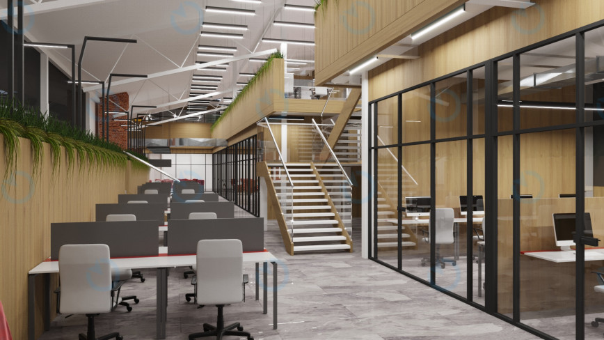 Аренда офиса 1200 м.кв 1 этаж Lofti Panorama - фото 4