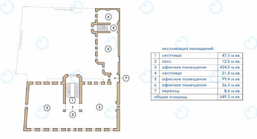 Аренда офиса 649 м.кв 4 этаж Рейтарська, 37