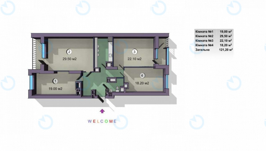 Оренда офісу 122 м.кв 24 поверх Ревуцького, 9 - фото 10