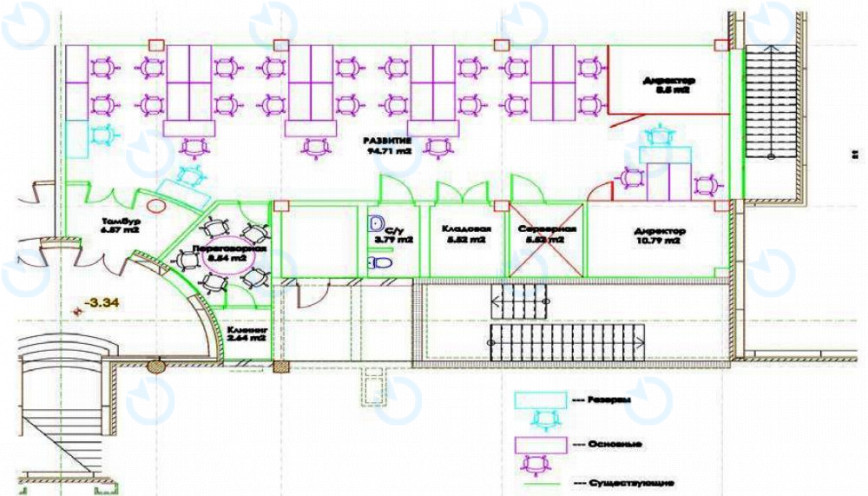 Оренда офісу 141 м.кв 0 поверх Кудряшова, 20 а - фото 3