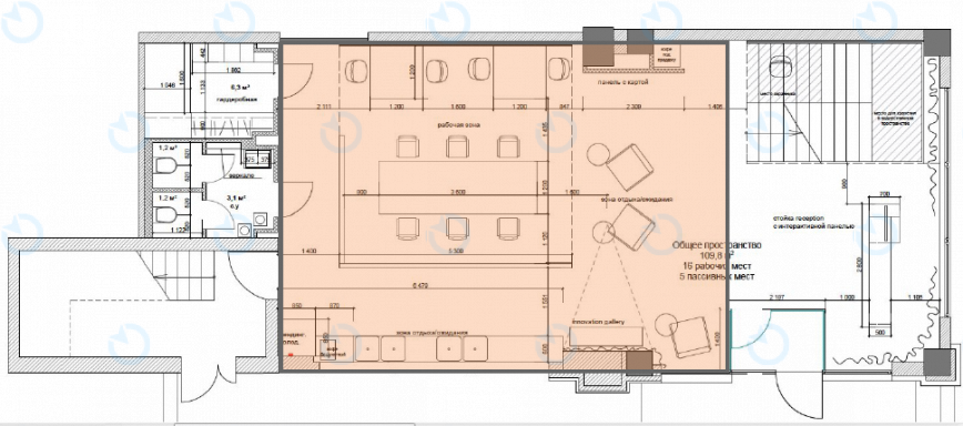 Оренда офісу 65 м.кв 0 поверх Hub 4.0 - фото 3