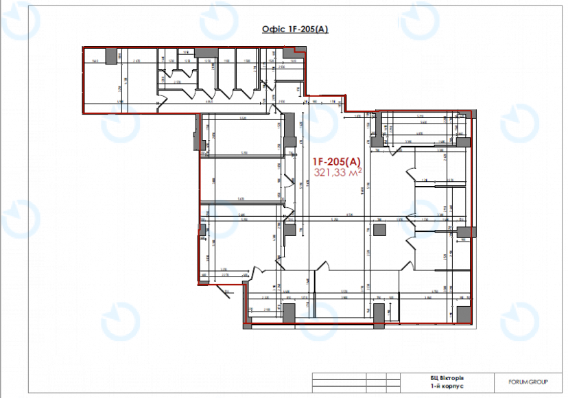 Оренда офісу 321 м.кв 2 поверх VICTORIA PARK (Вікторія Парк) - фото 17