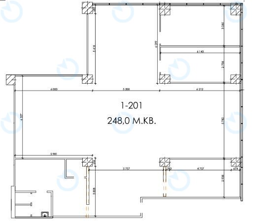 Оренда офісу 248 м.кв 2 поверх VICTORIA PARK (Вікторія Парк) - фото 7