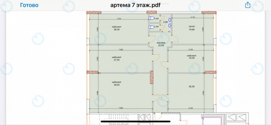 Оренда офісу 187 м.кв 7 поверх Січових Стрільців, 50 - фото 11