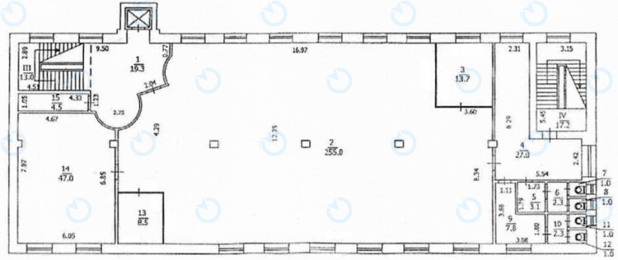 Аренда офиса 1701 м.кв 1-4 этаж Пульс - фото 13