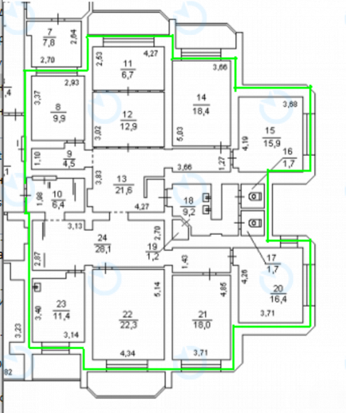 Оренда офісу 270 м.кв 1 поверх Horizon Office Tower - фото 11