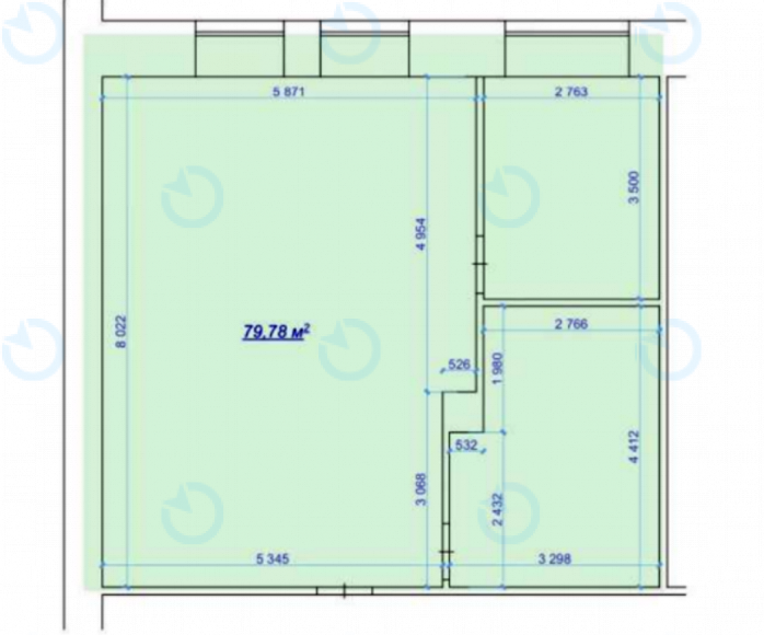 Оренда офісу 79 м.кв 1 поверх Horizon Park