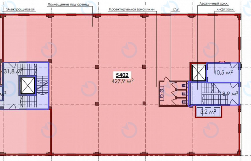 Оренда офісу 427 м.кв 4 поверх Форум City Garden