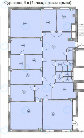 Оренда офісу 282 м.кв 4 поверх Сурікова, 3а - фото 7