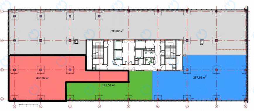 Оренда офісу 267 м.кв 4 поверх UNIT.City