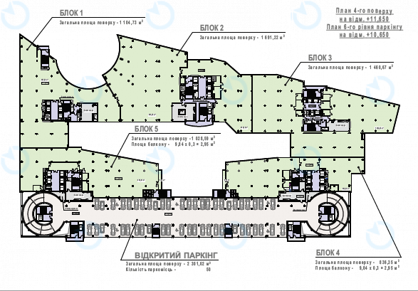 Аренда офиса 2000 м.кв 2-19 этаж Capital Towers - фото 12