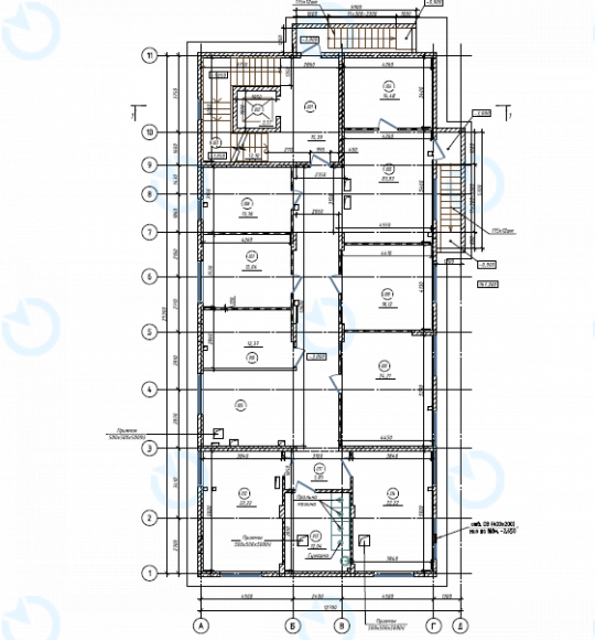 Аренда офиса 1500 м.кв 0-4 этаж Белицкая, 92В