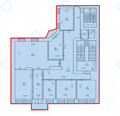 Оренда офісу 267 м.кв 4 поверх GOLDEN GATE 7