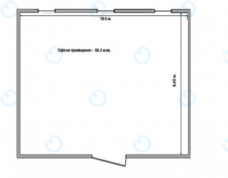 Оренда офісу 88 м.кв 3 поверх Башта № 5