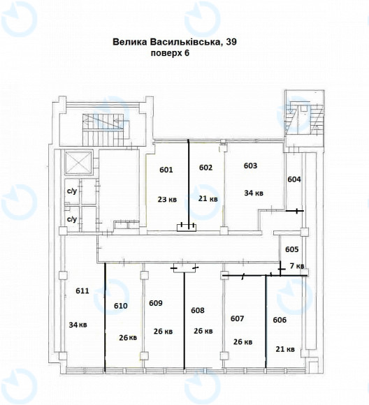 Аренда офиса 289 м.кв 6 этаж Большая Васильковская, 39 - фото 9