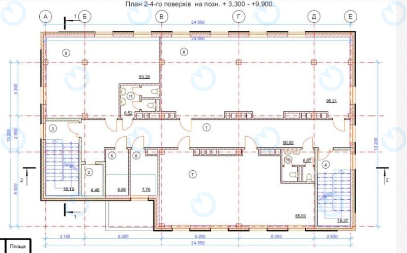 Продаж офісу 1538 м.кв 1 поверх ЖК Паркові Озера