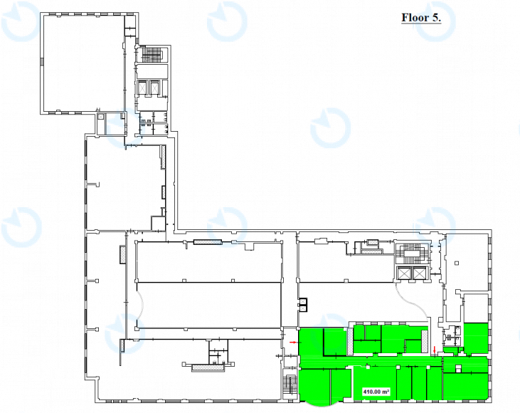Оренда офісу 410 м.кв 5 поверх Леонардо (I черга)