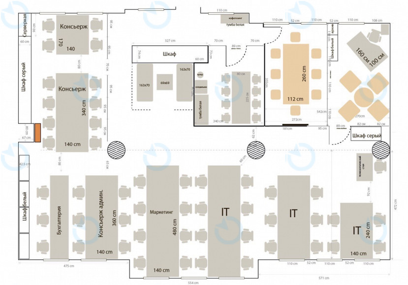 Оренда офісу 202 м.кв 5 поверх Булгаков - фото 17