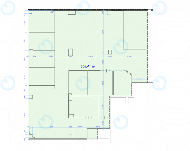 Аренда офиса 423 м.кв 13 этаж Horizon Park-2 - фото 11
