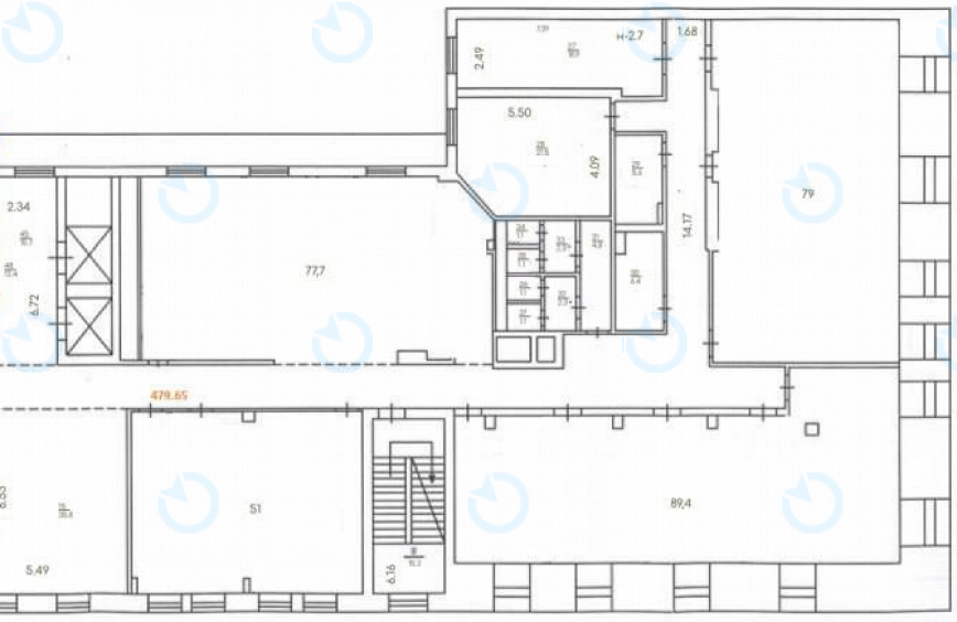 Аренда офиса 480 м.кв 4 этаж Сагайдачный - фото 12