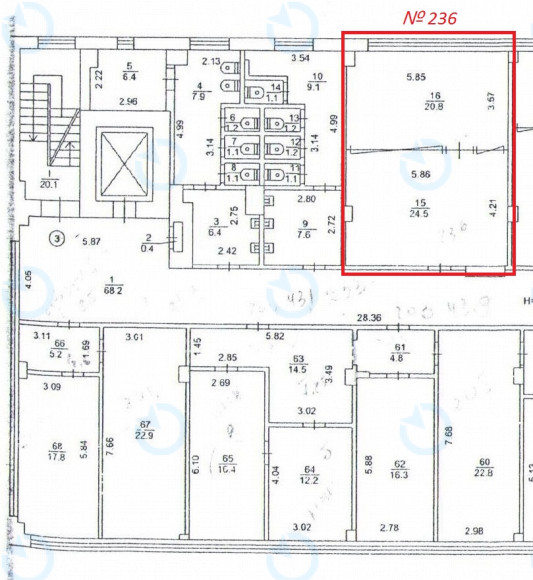 Аренда офиса 56 м.кв 2 этаж Кронос - фото 7