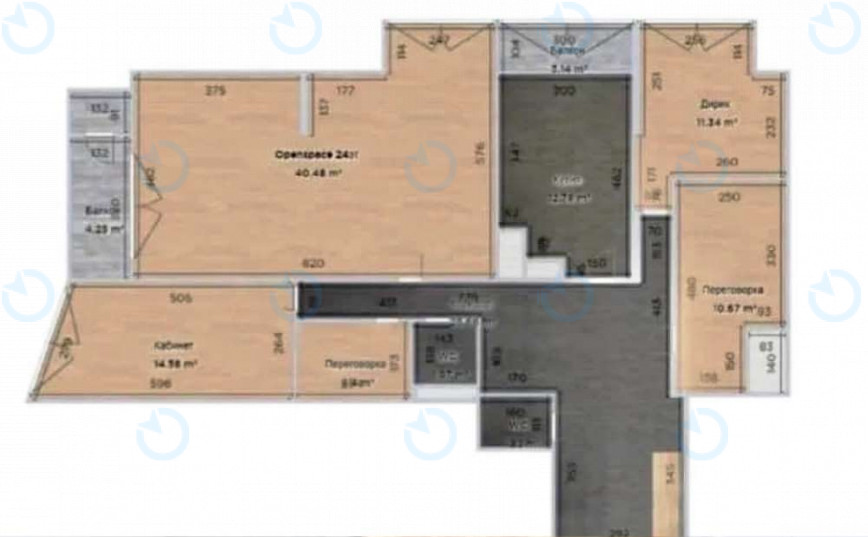 Продажа офиса 275 м.кв 23-24 этаж Григоренко 22/20 - фото 2