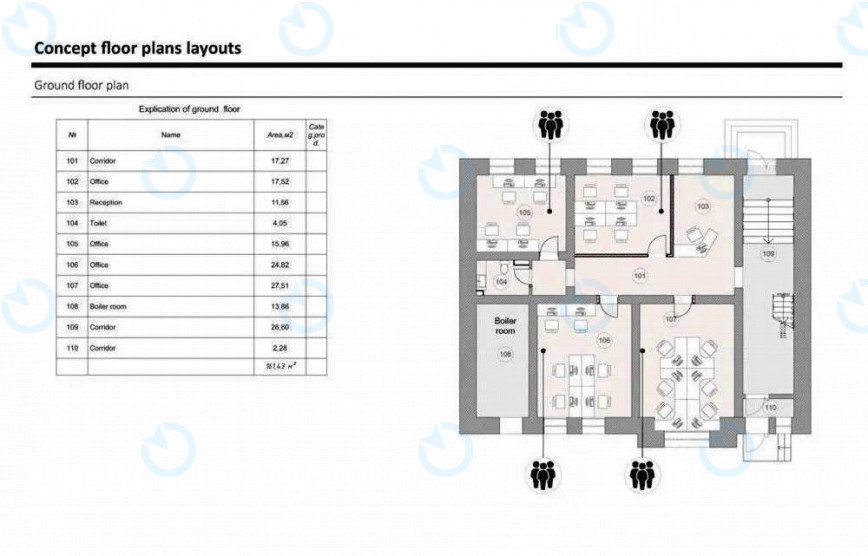 Аренда офиса 643 м.кв 1 этаж Гончарная, 11б - фото 17