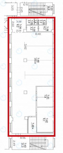 Аренда офиса 193 м.кв 3 этаж Крещатик-Плаза - фото 8