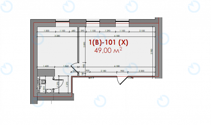 Оренда офісу 49 м.кв 1 поверх Форум Парк Плаза - фото 2