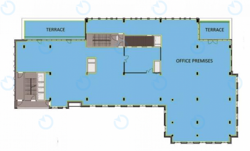 Аренда офиса 810 м.кв 9 этаж Rich Port - фото 6