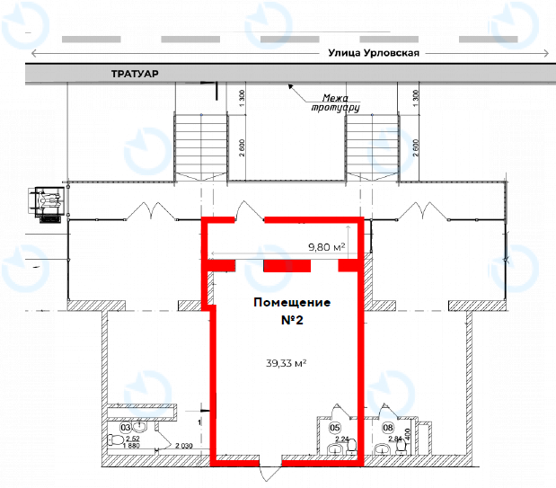 Оренда офісу 51 м.кв 1 поверх Урлівська, 5