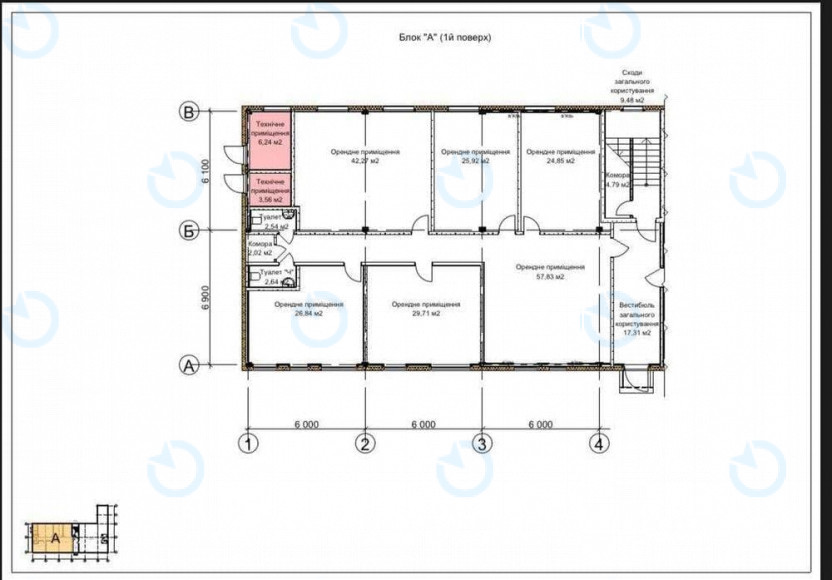 Оренда офісу 622 м.кв 1-2 поверх PRO100 Garden House - фото 8
