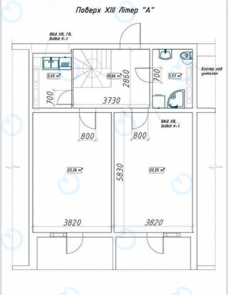 Оренда офісу 134 м.кв 13-14 поверх ЖК "Нова Англія" - фото 8