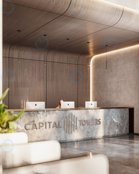 Аренда офиса 1000 м.кв 2-19 этаж Capital Towers - фото 2