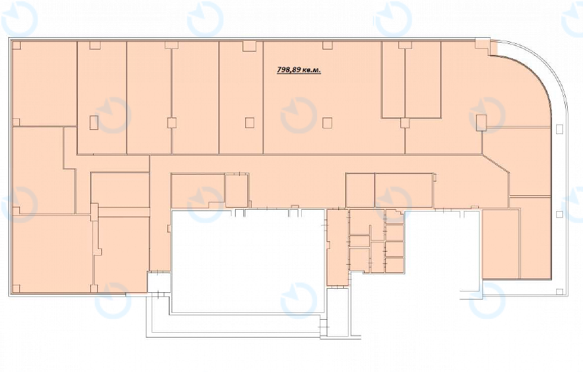 Оренда офісу 798 м.кв 8 поверх Horizon Park-2 - фото 14