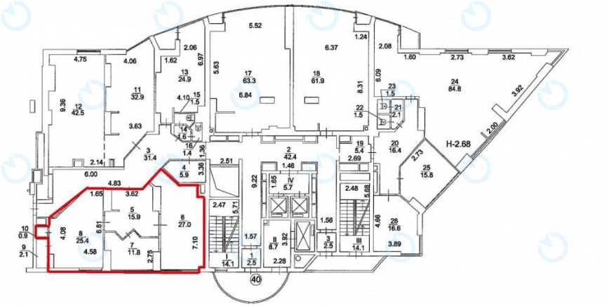 Оренда офісу 81 м.кв 8 поверх Європа Плаза - фото 7