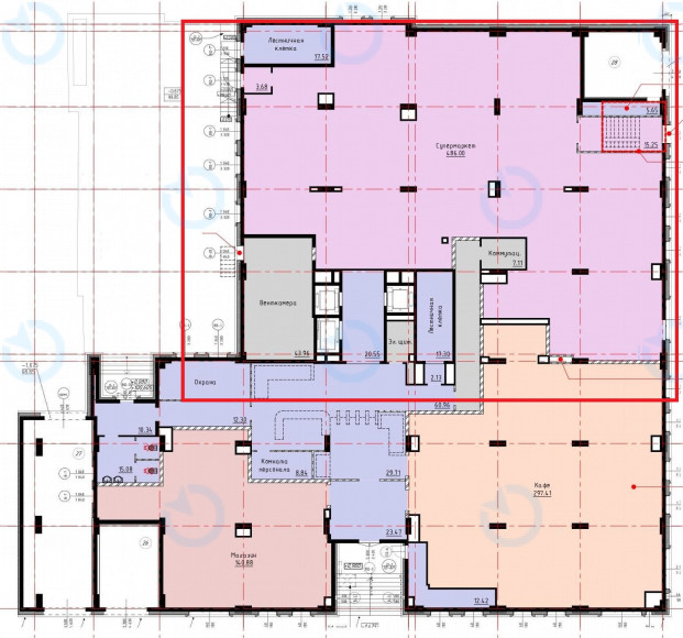 Аренда офиса 486 м.кв 1 этаж S26 - фото 5