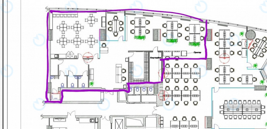 Оренда офісу 188 м.кв 24 поверх Gulliver (Гулівер) - фото 8