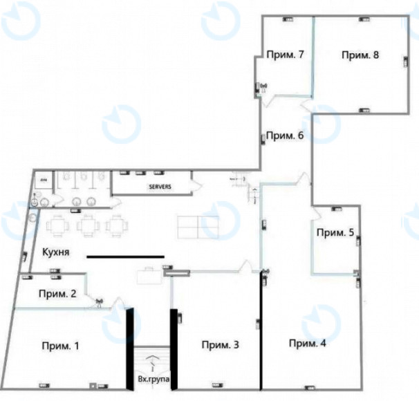 Оренда офісу 420 м.кв 1 поверх V45 - фото 9