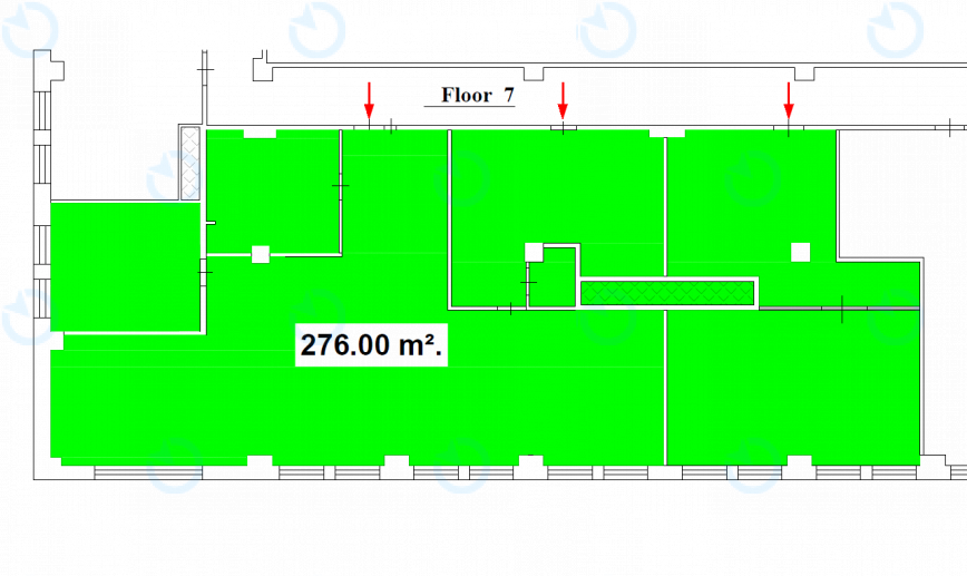 Оренда офісу 276 м.кв 7 поверх Леонардо (I черга)